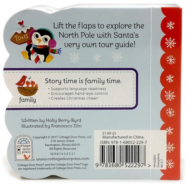 Elmmart Santa's Workshop: A Christmas Lift-a-Flap Board Book for Babies and Toddlers (Chunky Lift-a-Flap)