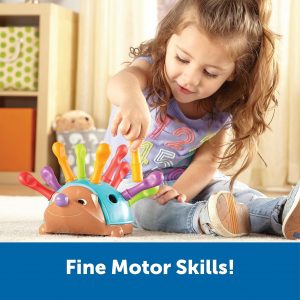 Elmmart Fine Motor Games - Learning Resources Spike The Fine Motor Hedgehog - Toddler Learning Toys, Fine Motor and Sensory Toys for Kids Ages 18+ Months, Montessori Toys