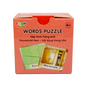 elm mart Giggle Words Puzzle - Puzzle Từ Vựng Tiếng Anh 24 hình, 100 mảnh