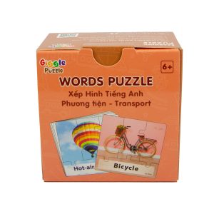 elm mart Giggle Words Puzzle - Puzzle Từ Vựng Tiếng Anh 24 hình, 100 mảnh