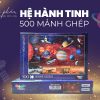 Elm mart Giggle Puzzle Tranh xếp hình Hệ Mặt Trời 500 mảnh ghép