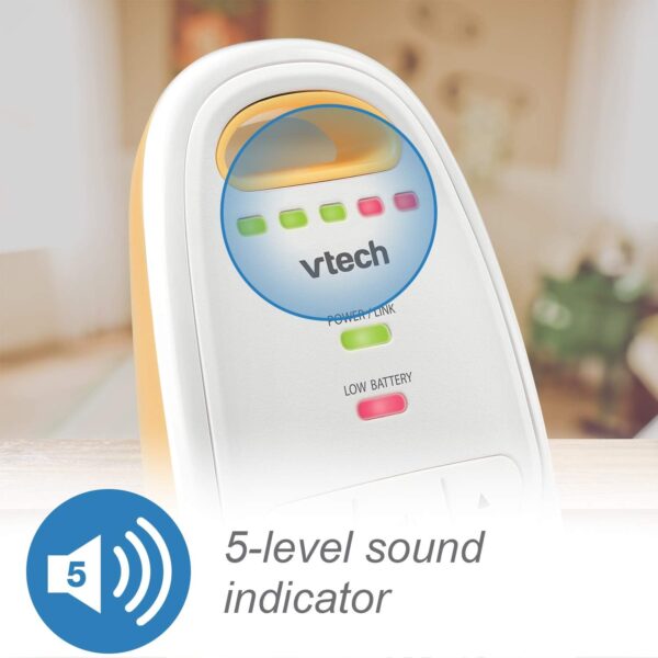 elm mart VTech Upgraded Audio Baby Monitor with Rechargeable Battery, Long Range, and Crystal-Clear Sound