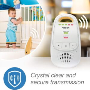 elm mart VTech Upgraded Audio Baby Monitor with Rechargeable Battery, Long Range, and Crystal-Clear Sound