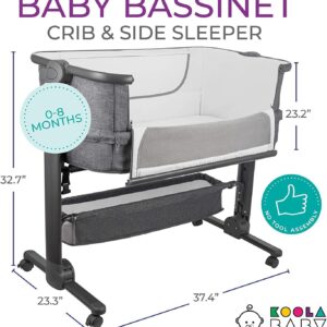 elm mart KoolerThings Baby Bassinet, Bedside Sleeper for Baby