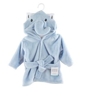 elm mart Baby Robes Hudson Baby Unisex Baby Plush Animal Face Bathrobe