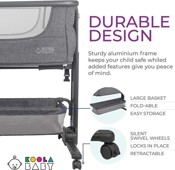 elm mart KoolerThings Baby Bassinet, Bedside Sleeper for Baby