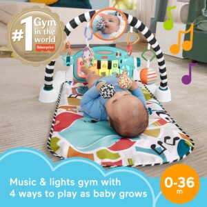 elmmart Fisher-Price Baby Gift Set Glow and Grow Kick & Play Piano Gym Baby Playmat